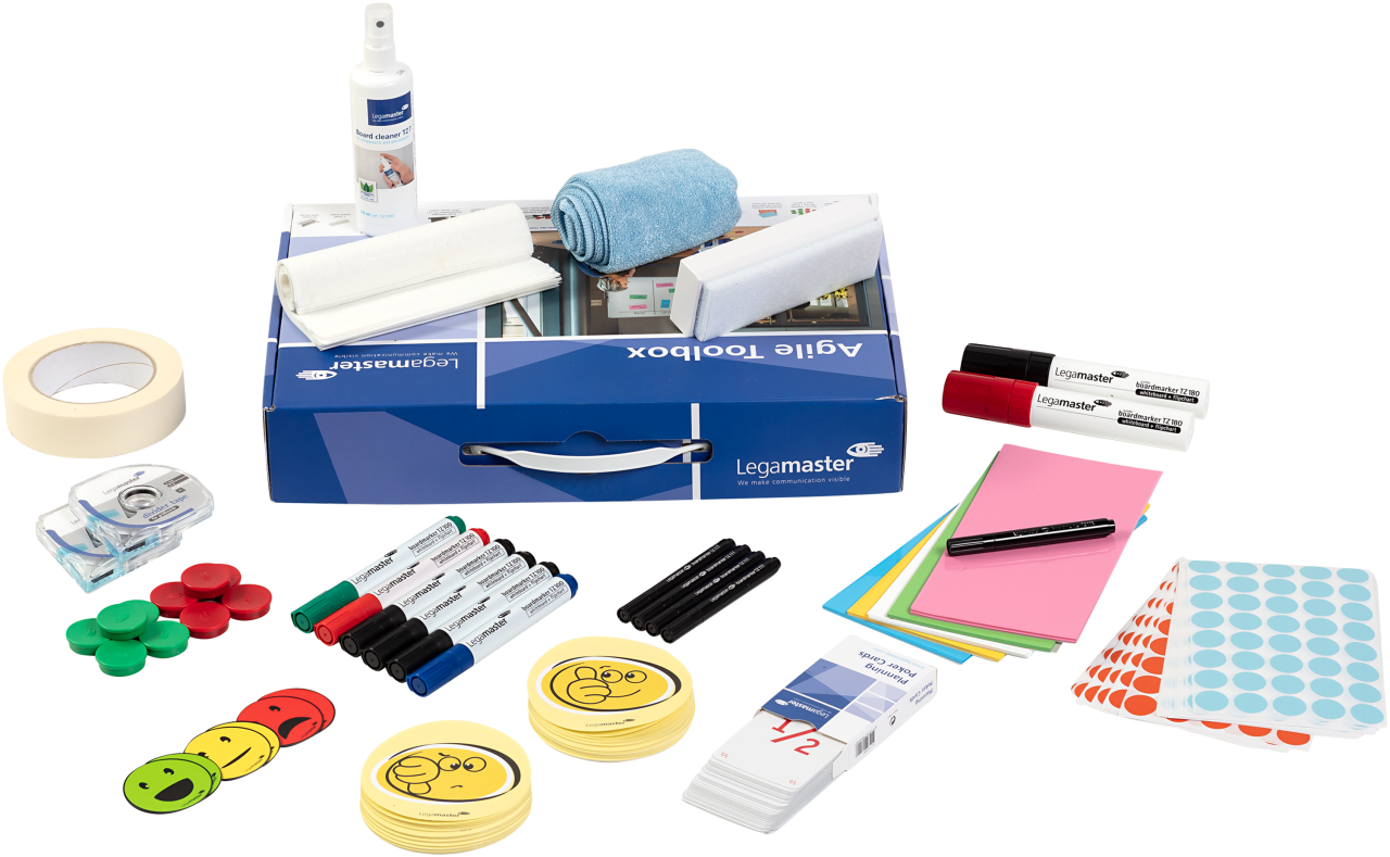 Legamaster Agile toolbox 500-delig Meerkleurig