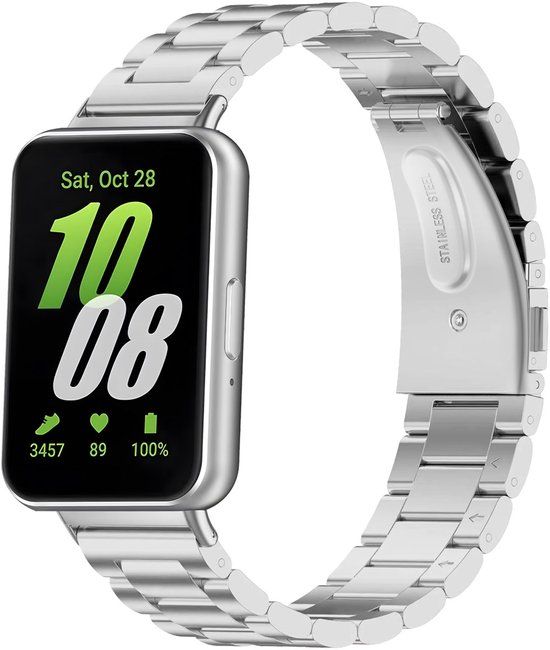 imoshion Stalen bandje voor de Samsung Galaxy Fit 3 - Zilver