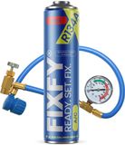 Fixfine FIXFY 5in1 airconditioning navulset GROTE BUS + slang met manometer R134a