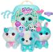 Scruff a Luvs Knuffel Blauw in Draagmand