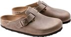 Birkenstock Boston FL Regular Dames Clogs - Tabacco Brown - Maat 41