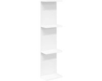 vidaXL Wandplank Wit 22 x 15 x 100 cm Bewerkt hout
