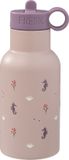 Fresk Thermosfles 350 ml - RVS Waterfles – Lekvrije Drinkfles voor Kinderen – Koude en Warme Dranken – BPA-vrij – Onbreekbaar – 2 Doppen – Thermosbeker – Drinkbeker Meisjes - Roze - Seahorse