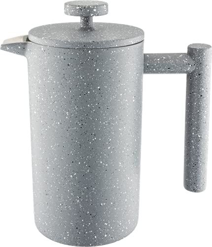 Café Olé CFD-03GG Doppelwandiger Kaffeebereiter - Grau Granit - 350ML