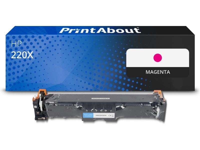 PrintAbout Toner 220X (W2203X) Magenta Hoge capaciteit geschikt voor HP