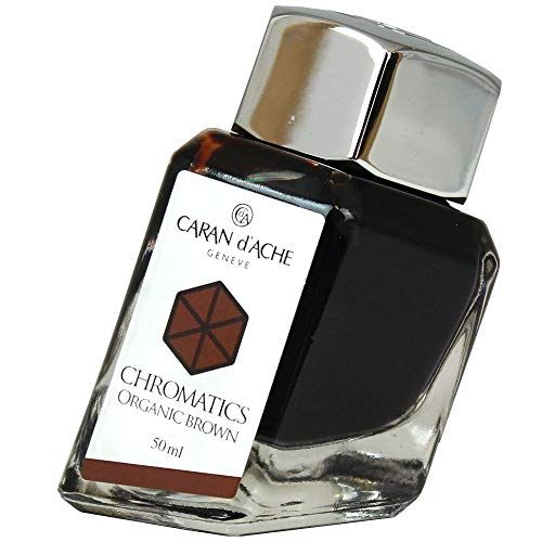 Caran d'Ache Chromatics inktfles - 50 ml - bruin