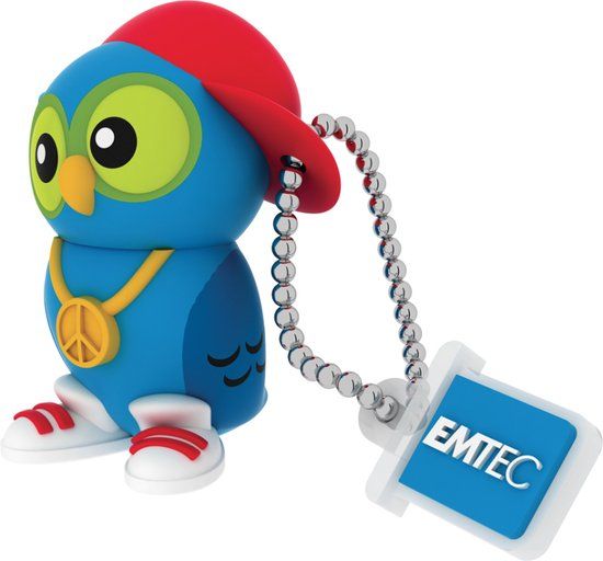 Emtec M341 DJ Owl USB Stick - 16GB - USB 2.0