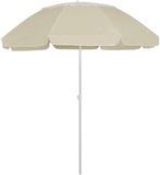 vidaXL Strandparasol 300 cm zandgeel