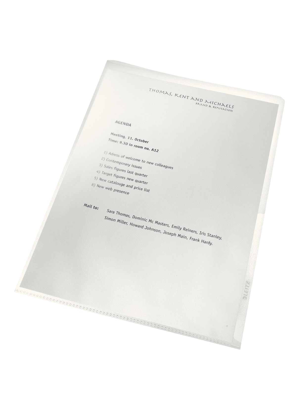 Leitz A4 Sheet Protectors - Polypropylene (PP) - Transparent - Matt - 1 mm - 25 Pack