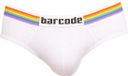 Barcode Berlin Backless Brief Pride White - MAAT S