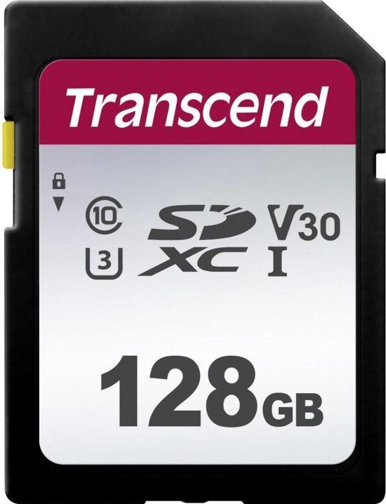Transcend 128GB SDXC UHS-I Class 10 SD Memory Card