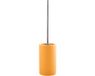Spirella Toiletborstel met Houder – TUBE Serie Wc-borstel Houder met Verwisselbaar Borstelhoofd – Badkameraccessoires – Geel