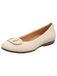 GABOR Ballerina 'Ballerina Damen 64.163.22 Echtleder in beige' beige