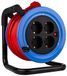 REV minitrommel 15m blauw / kabel rood