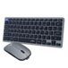Bluestork Mini V2 Pack – draadloos toetsenbord en muis, oplaadbaar, AZERTY | Draadloze dubbele verbinding 2,4 GHz & Bluetooth, compact toetsenbord + muis 1600 dpi, 80 uur looptijd