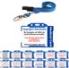 Carte de sensibilisation Asperger avec porte-clés et support