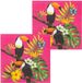 Boland - Set 20 papieren servetten Toekan - Tropisch