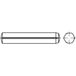 TOOLCRAFT TO-5437572 Cilindrische kerfstift 6 mm Staal 100 stuk(s)