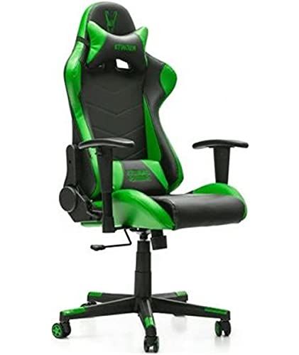 Woxter Stinger Station Green Gaming Stoel - Racing Design - Ergonomisch - Verstelbaar