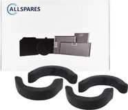 AllSpares Koolstoffilter (4 St.) voor Afzuigkappen geschikt voor Novy Monoblock 230060 (429x62x30mm)