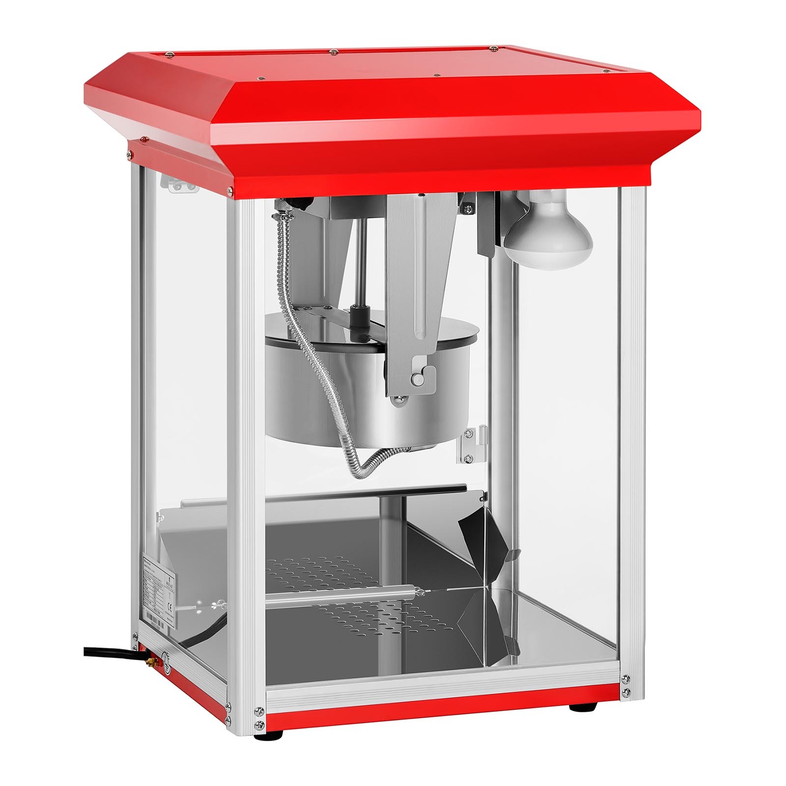 Royal Catering Popcornmachine rood - 8 oz