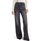 G-STAR Deck Ultra High Wide Leg wmn Jeans Faded Blade Damen Baumwolle 92% Elastomulti-ester 7% Elasthan 1%