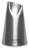 Staedter Bent Rozenblaadje, Zilver, 16 mm