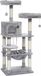 OutdoorMatch Kraboom Jean - 143 cm - Gris - Panier/hamac doux pour chat