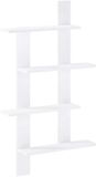 vidaXL Wandplank Wit 61 x 13,5 x 105 cm Bewerkt hout