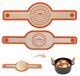 Icecat Support en silicone pour cocotte, tapis de cuisson antiadhésif