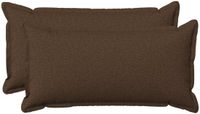 vidaXL - Kussensloop - 2 stuks - Bruin - 40 x 80 cm