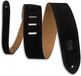 Levys Leathers MS12-BLK suède gitaarband - zwart