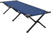 vidaXL Opvouwbaar Campingbed Blauw Oxford Stof