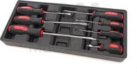 HBM 7-delige platte schroevendraaierset inlay