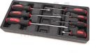HBM 7-delige platte schroevendraaierset inlay
