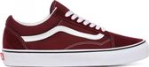 Vans Old Skool Sneakers Met Plateauzolen Van Stof En Suede - Rood - Maat 35.5