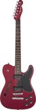 Fender Jim Adkins JA-90 Telecaster Thinline Crimson Red Transparent - Elektrische gitaar
