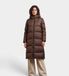 Blauer Celia manteau matelassé marron