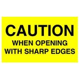 TapeCase SHIPLBL-005-50 "Voorzichtigheid bij het openen" Label - 50 per verpakking (1 Pack)