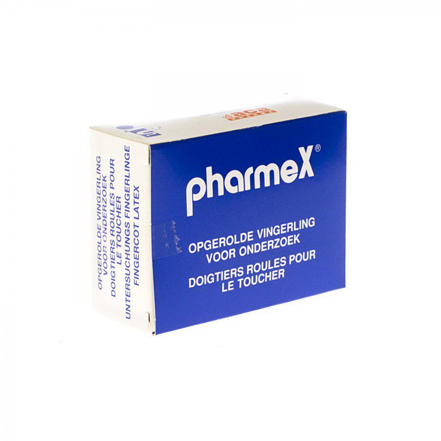 Pharmex opgerolde vingerling voor onderzoek M 100 stuks