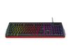 Havit KB866L Clavier de jeu - Filaire - USB - QWERTY - Noir/Rouge