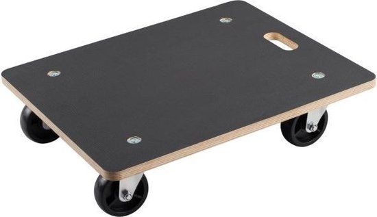 Metafranc Meister Meubelroller 400 Kg | Meubeltransporter | Dolly 400 KG capaciteit | Beige & Zwart