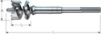 Rotec SDS-Max betonfreeskroon 55x80/550 mm
