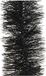 Decoris Kaemingk B.V. Kerstslingers - zwart - folie - 10 x 270 cm - guirlande - kerstboom decoratie