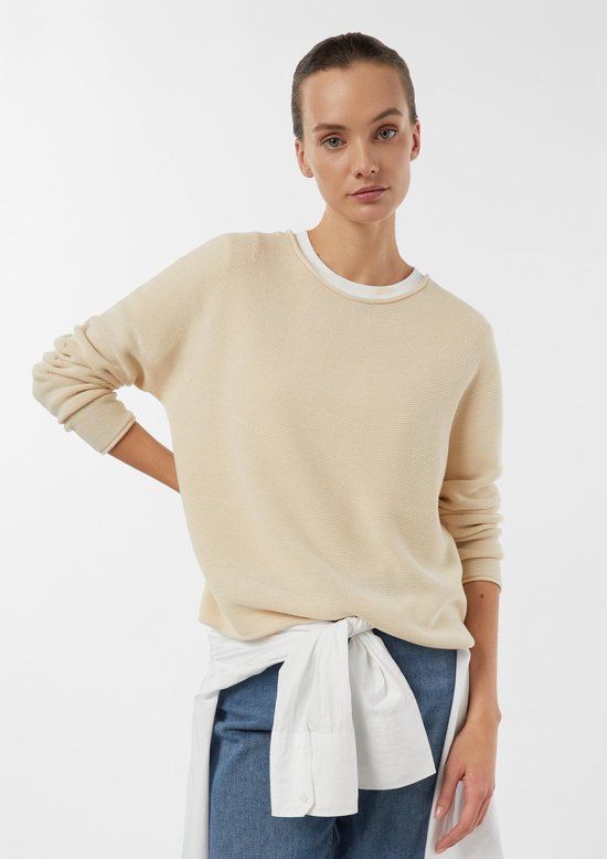 comma Strickpullover ecru