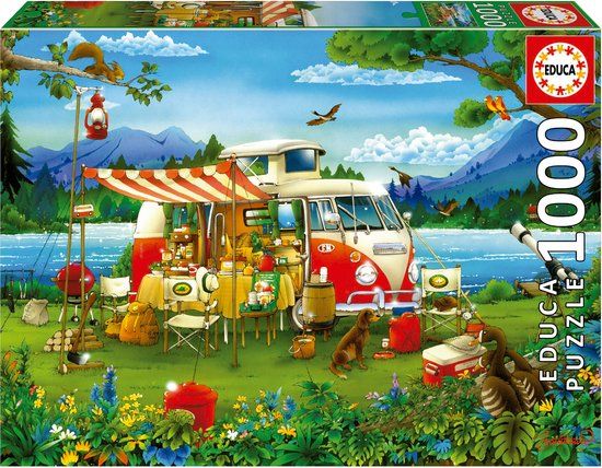 Educa Puzzel - 1000 stukjes - Vakantie op het platte land - Legpuzzel