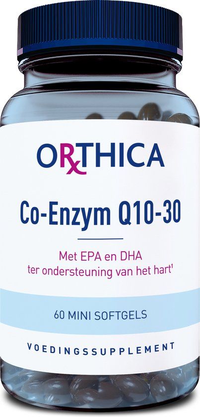 Orthica Co-Enzym Q10-30 - Enzymen - 60 mini softgels