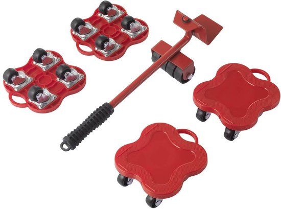 TOOLCRAFT Meubellift- en transportrollerset Laadvermogen (max.): 400 kg