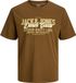 JACK&JONES JJELOGO TEE SS O-NECK 2 COL AW25 SN Hommes T-shirt Monks Robe S