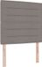 vidaXL Boxspring bed met hoofdeinde Taupe 120 x 200 cm Stof